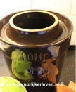 Keuken | Potten en Pannen Zuurkoolpot van 10 liter met 2 verzwaringstenen